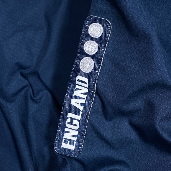 Vintage Y2K Nike England Rugby O2 Warmup Windbreaker Pullover Jacket Mens Medium - Picture 10 of 16
